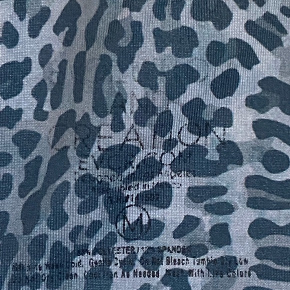 Evolution and Creation Leopard Print Cropped Racerback Tank Top - Picture 2 of 4